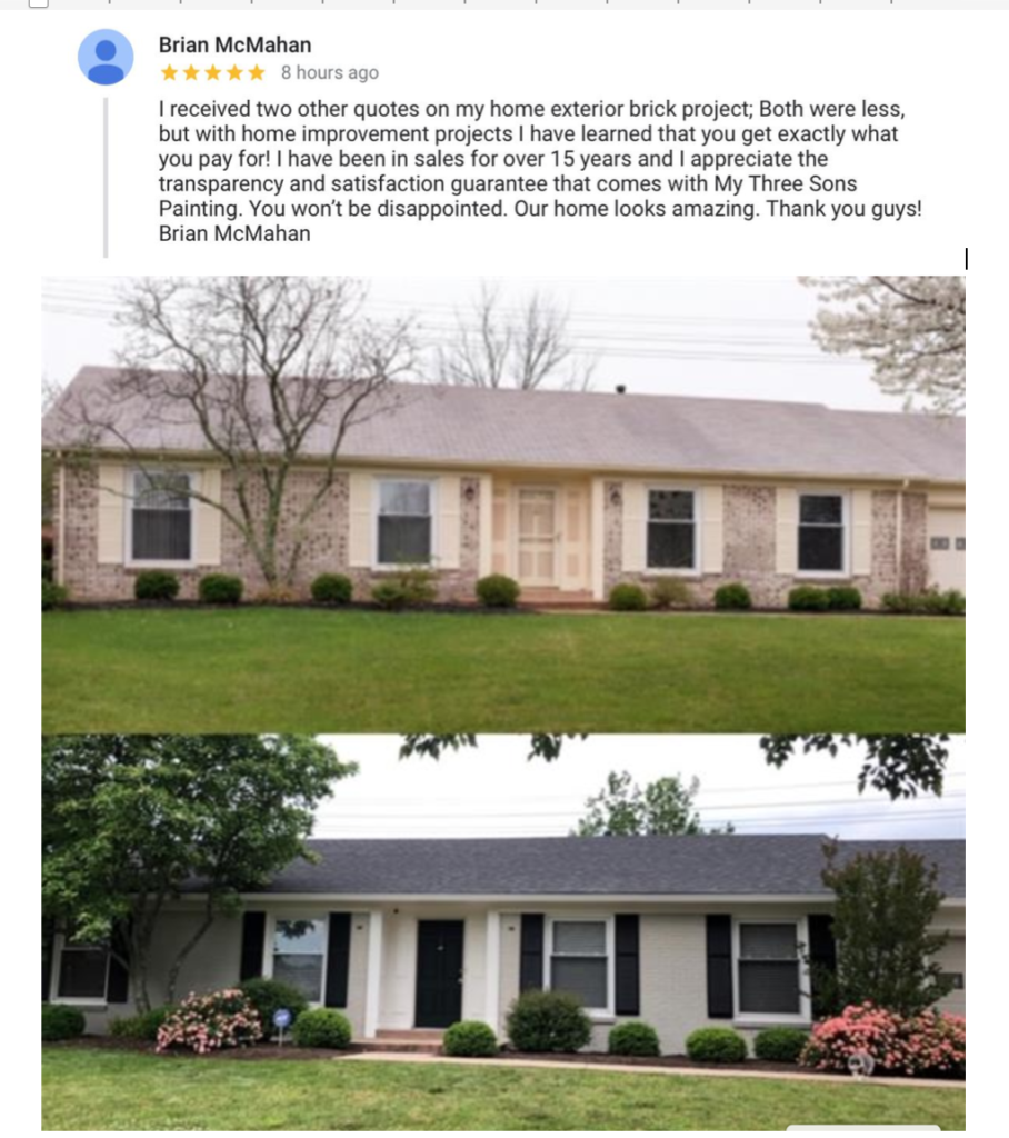 Testimonials My Three Sons Painting